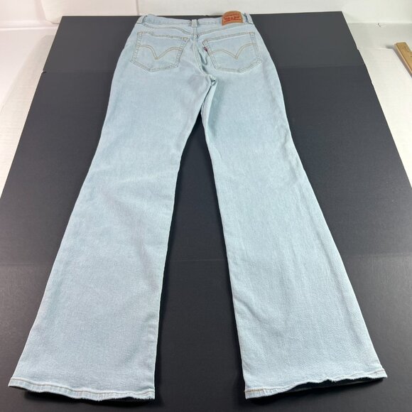 Levi's Jeans Women's 29x32* Ribcage High Rise Boot Cut Light Blue Denim Tag 30 - Picture 10 of 16